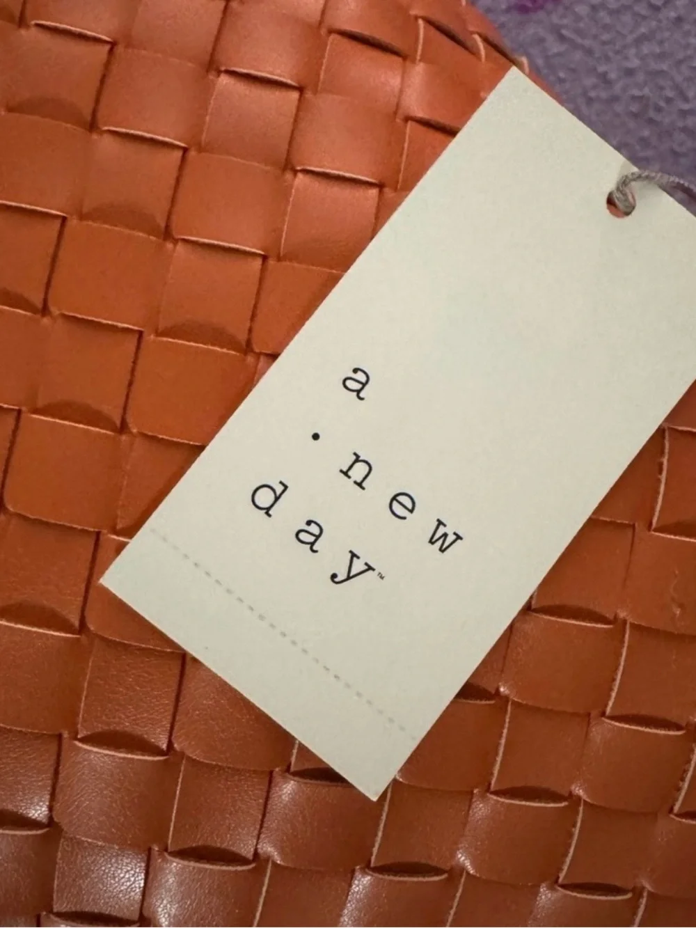 a new day Woven Coral Hobo Bag